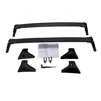 Aluminum SUV car roof rack side rail Toyota RAV4 2019 in Black